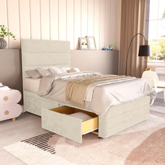 Cream Plush Velvet