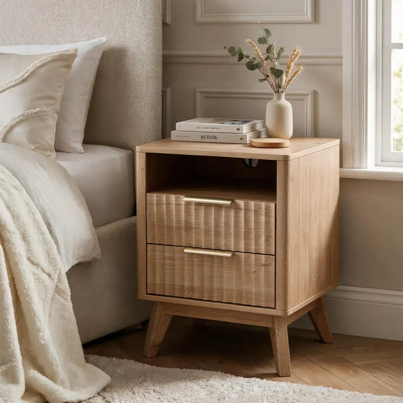 Liberty Bedside Table - Natural