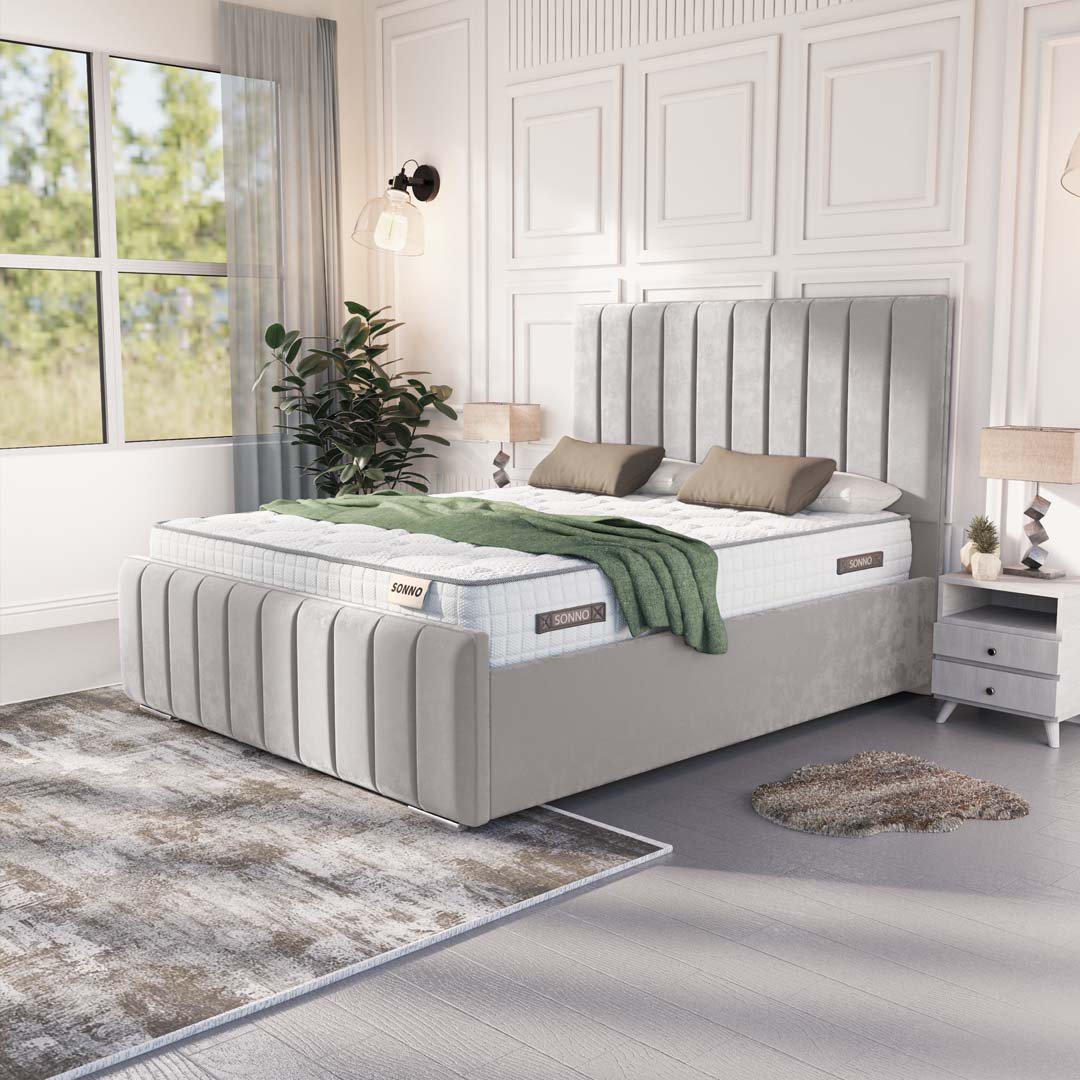 Lisbon Upholstered Ottoman Bed