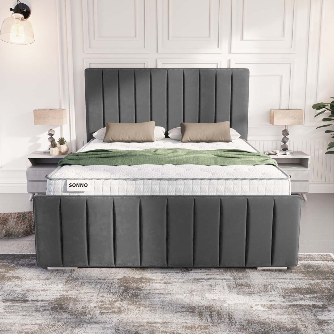 Lisbon Upholstered Ottoman Bed