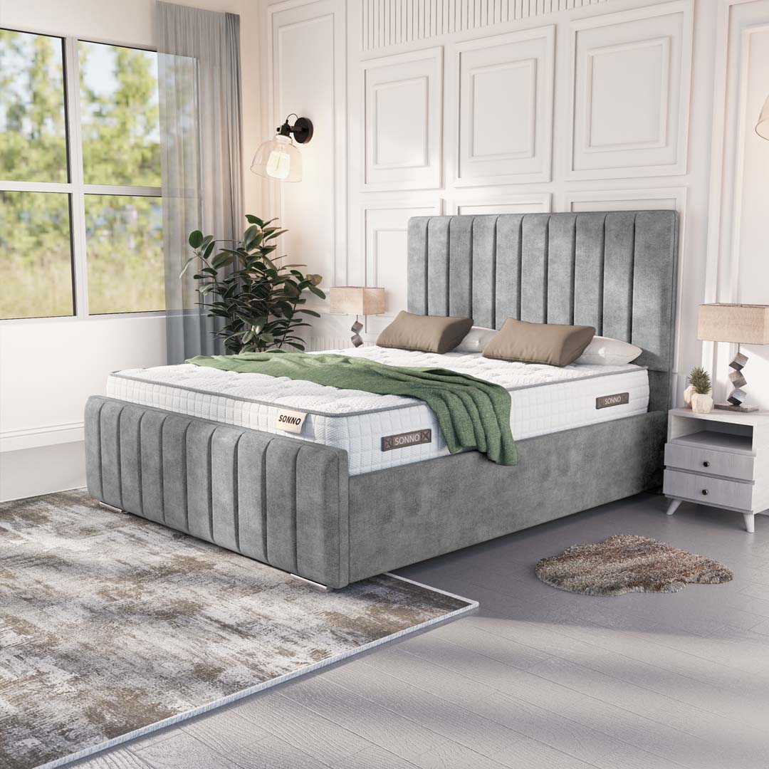 Lisbon Upholstered Ottoman Bed