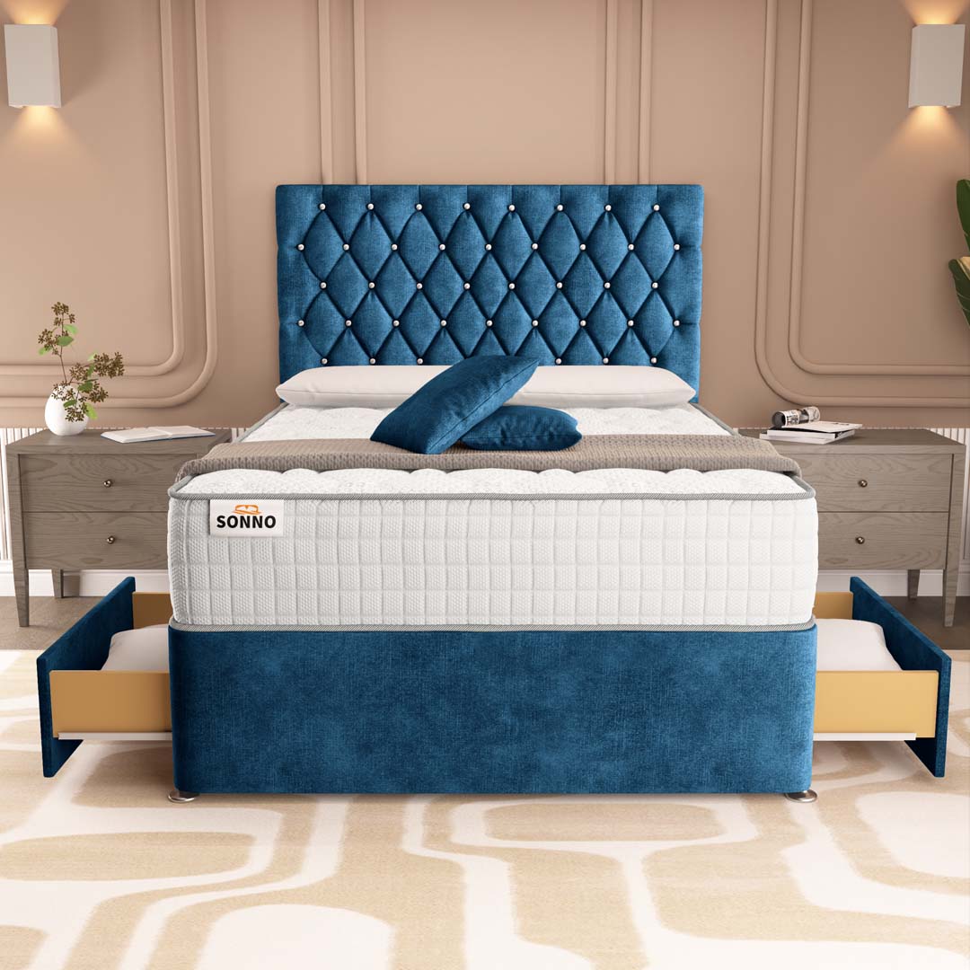 London Chesterfield Divan Bed