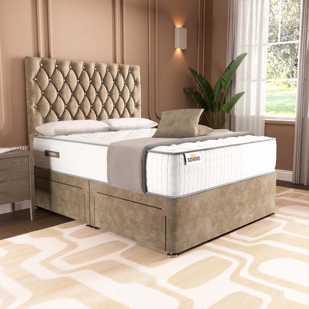 London Chesterfield Divan Bed