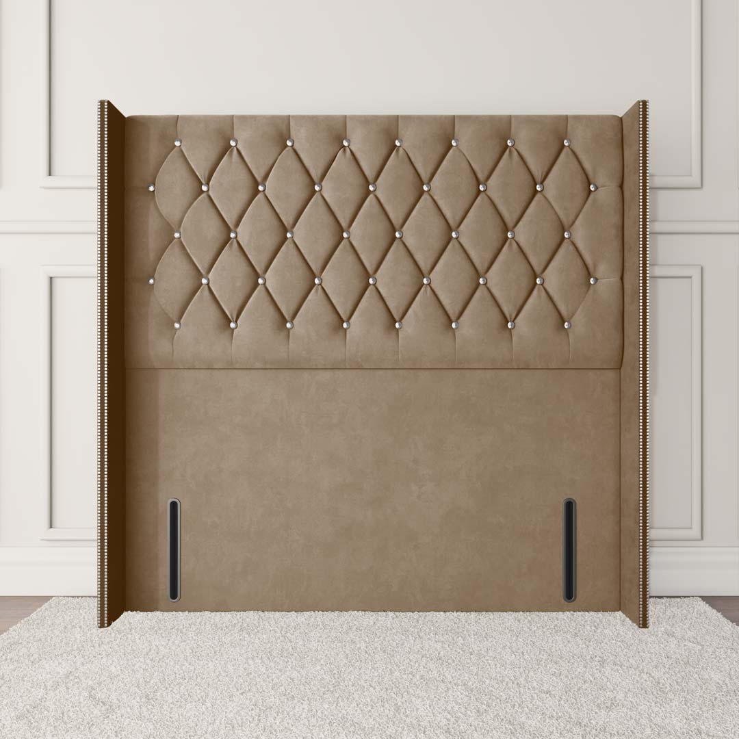 Luxor Wingback Floor Standing Headboard