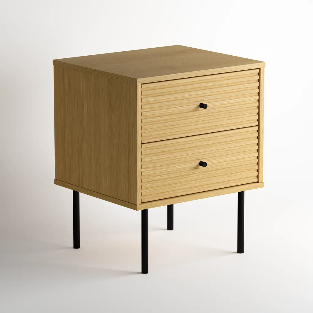 Richmond Bedside Table - Natural