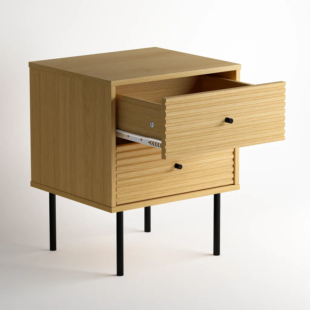 Richmond Bedside Table - Natural