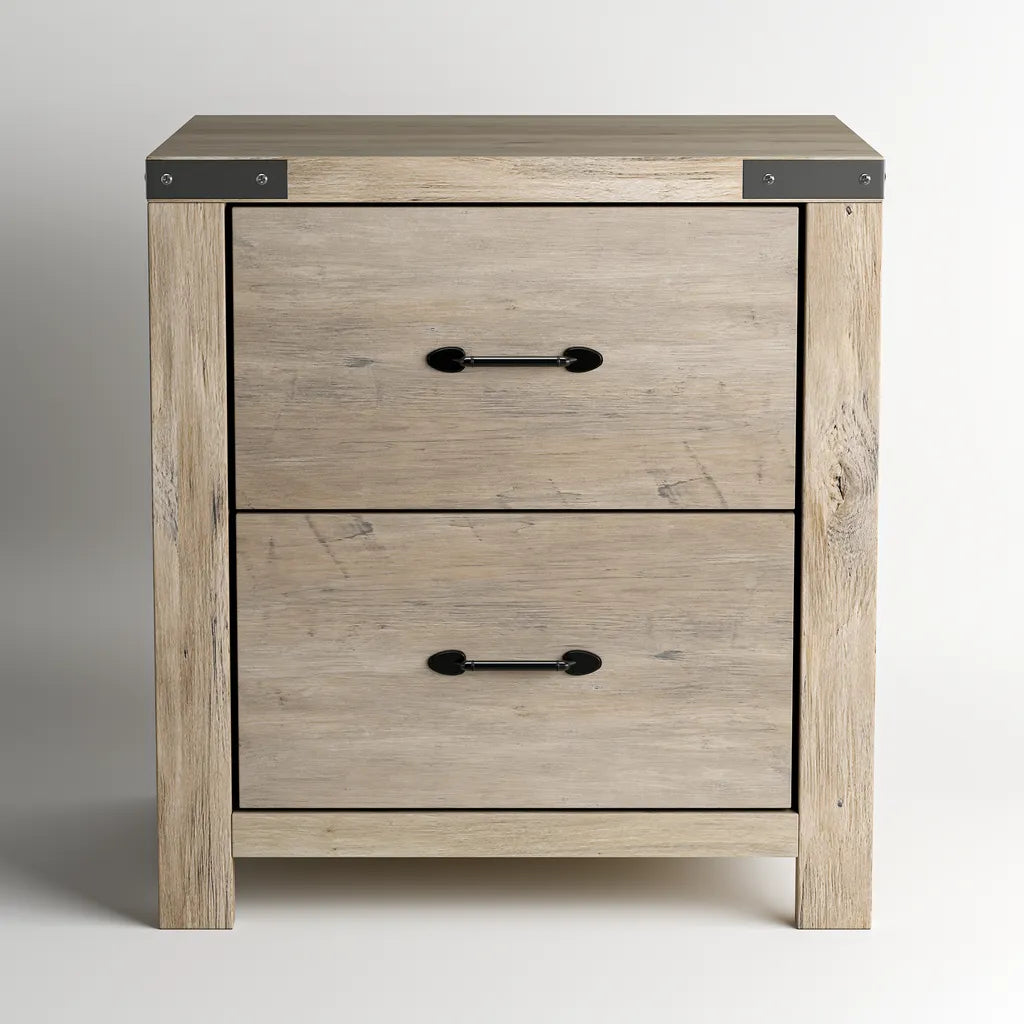 Ashford Bedside Table - Ashgrey
