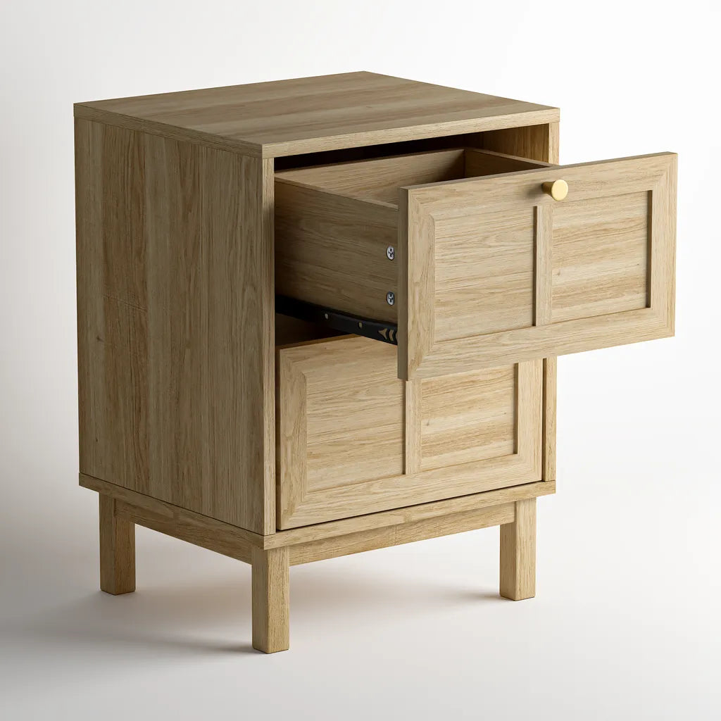 Arlo Bedside Table - Natural