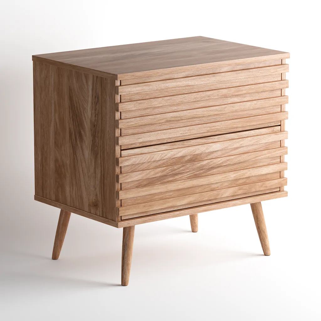 Isla Bedside Table - Natural