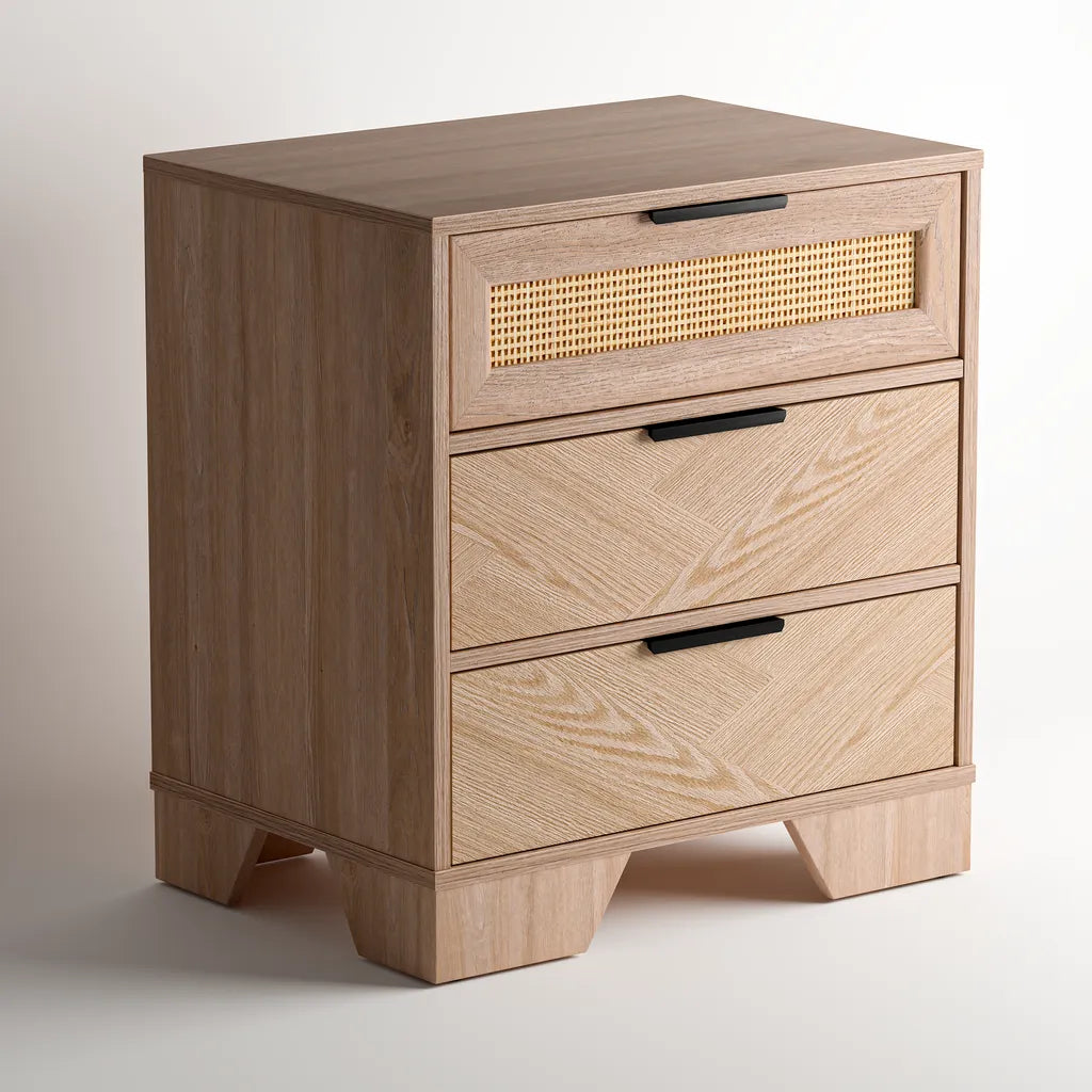 Mayfair Bedside Table - Natural
