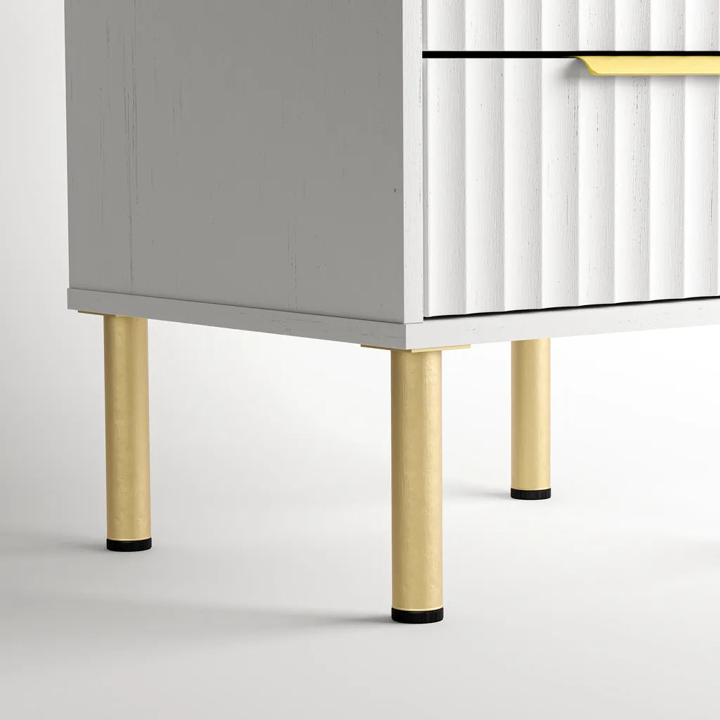 Savoy Bedside Table - White