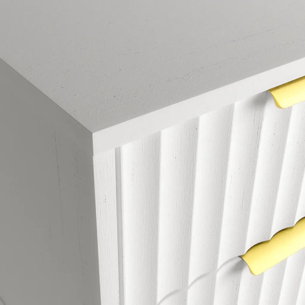 Savoy Bedside Table - White