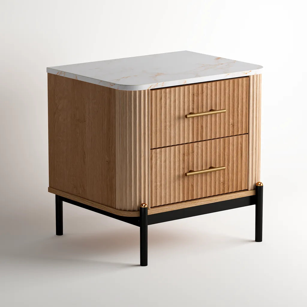 Windsor Bedside Table - Natural