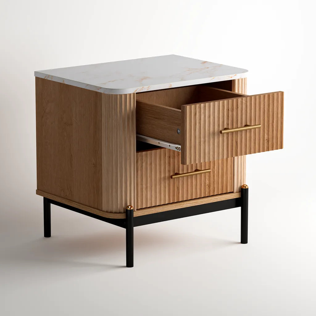 Windsor Bedside Table - Natural