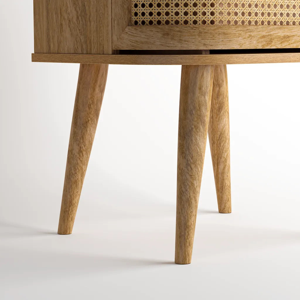 Portobello Bedside Table - Natural