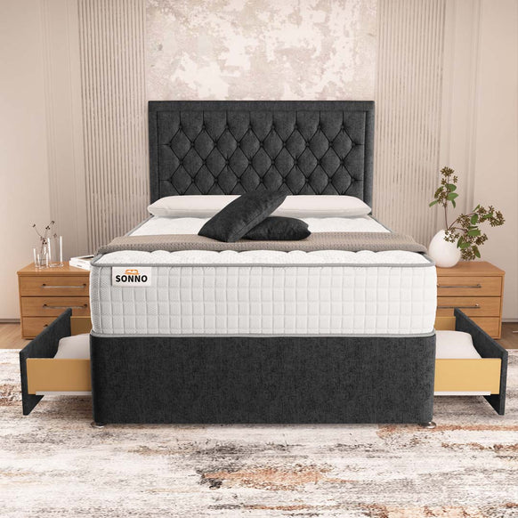 Madrid Chesterfield Divan Bed