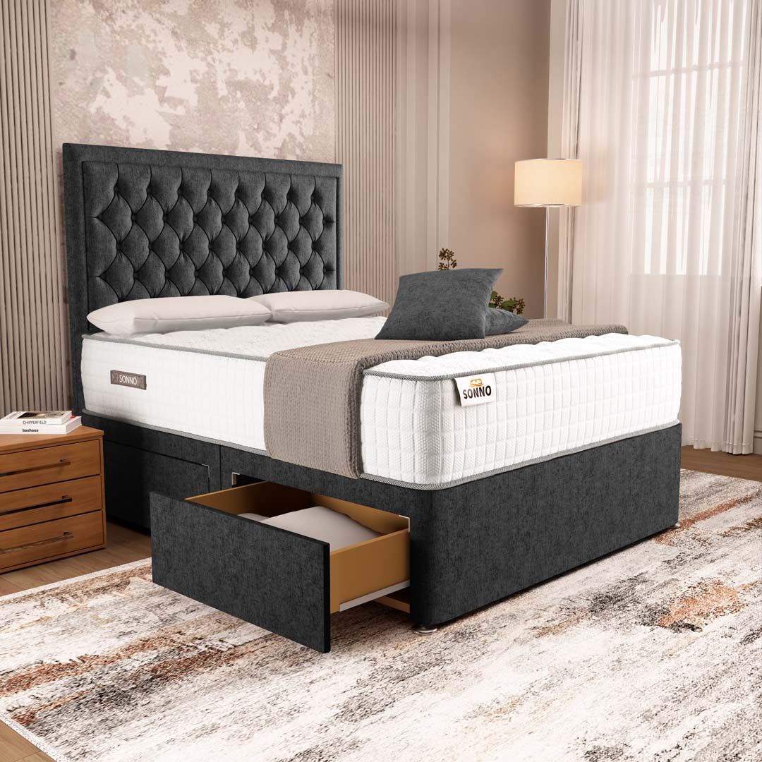 Madrid Chesterfield Divan Bed