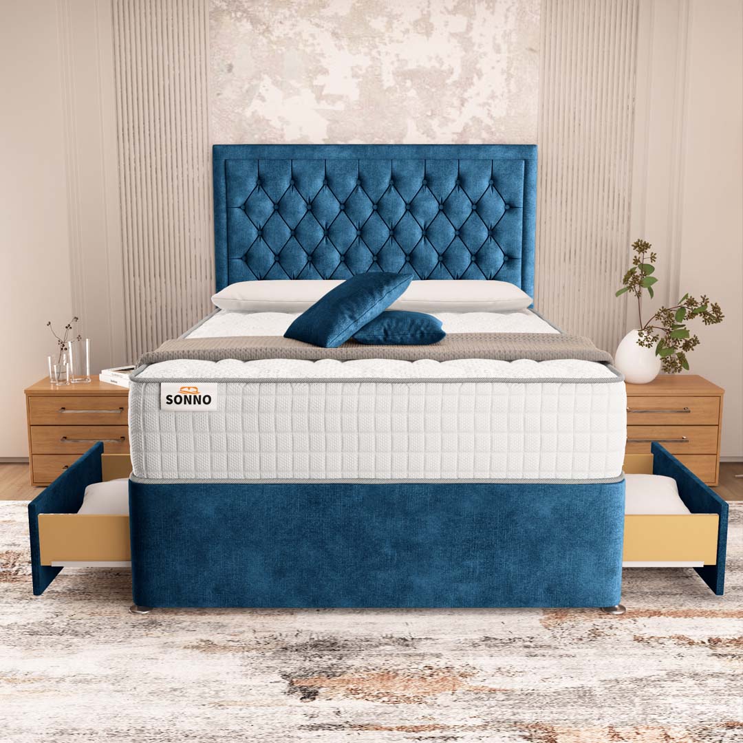 Madrid Chesterfield Divan Bed