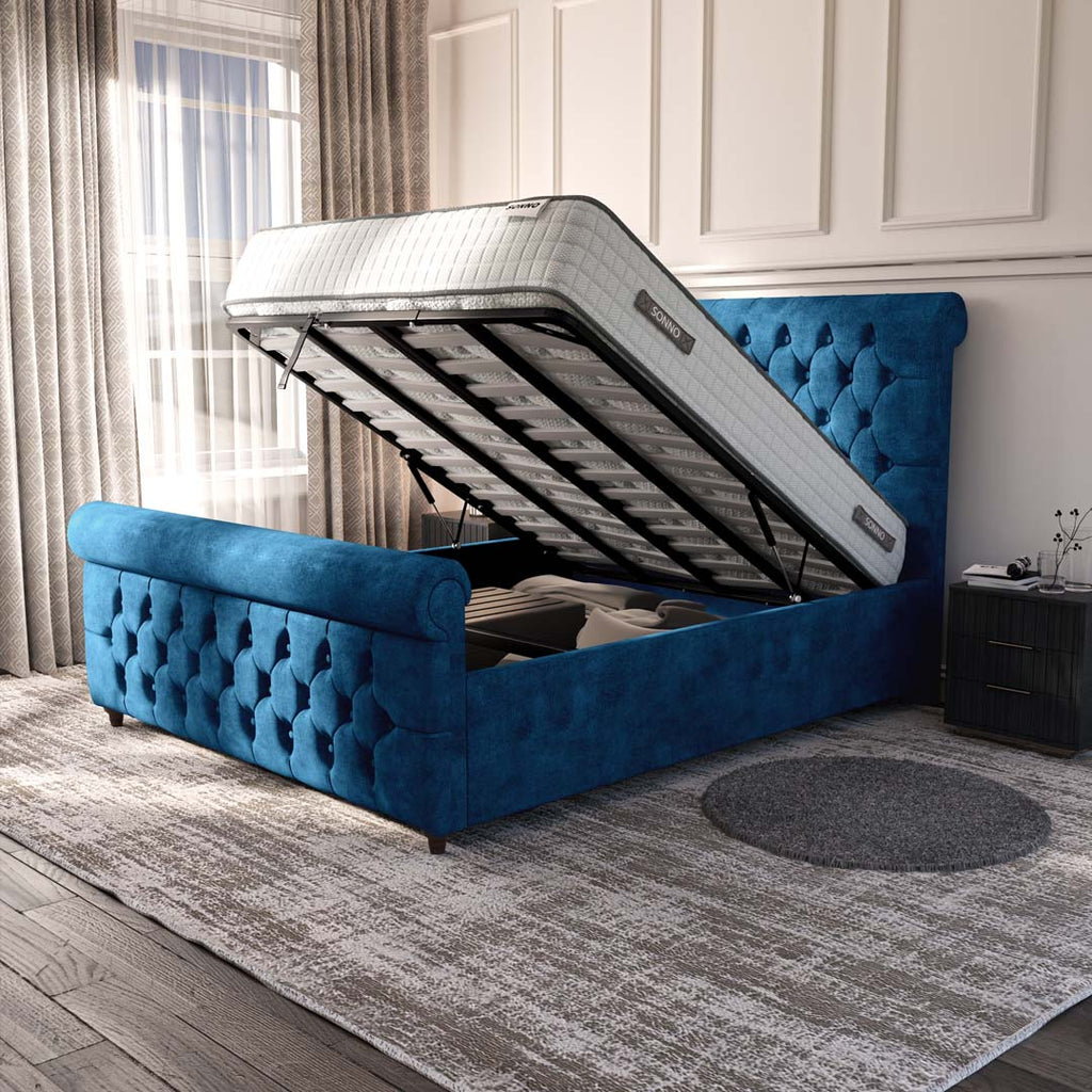 Melbourne Upholstered Ottoman Bed