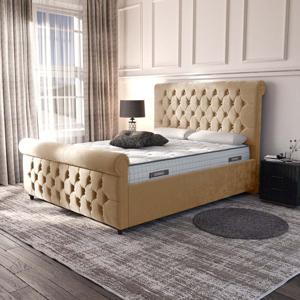 Melbourne Upholstered Ottoman Bed