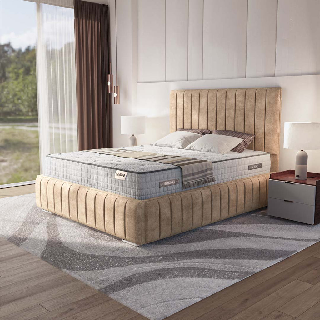Milan Upholstered Ottoman Bed