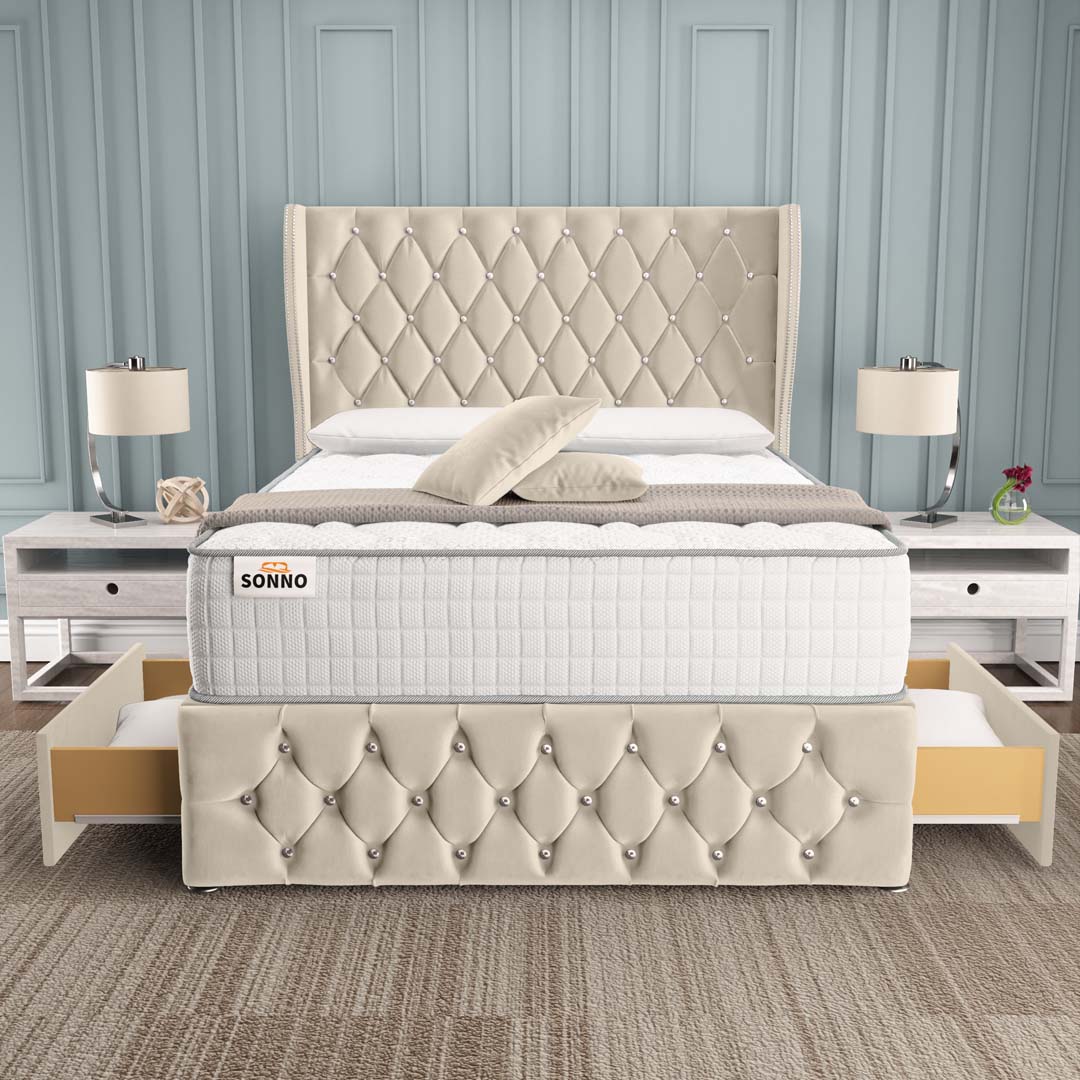 Monaco Wingback Divan Bed
