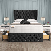 Monaco Wingback Divan Bed