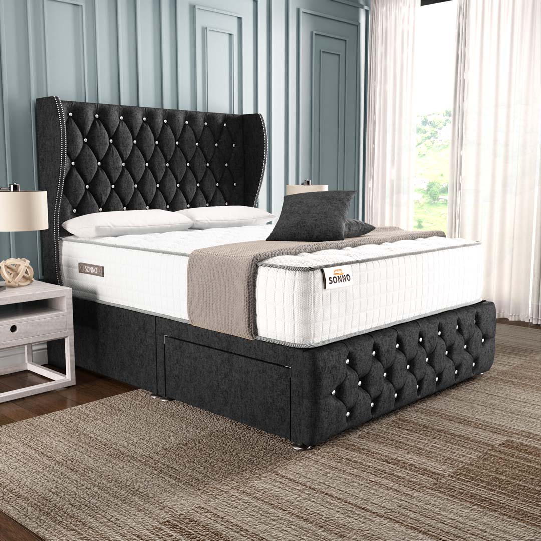 Monaco Wingback Divan Bed