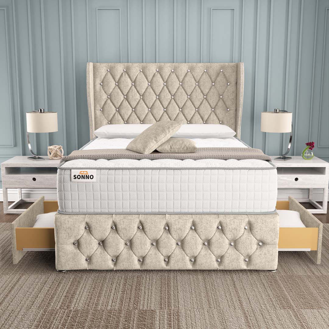 Monaco Wingback Divan Bed