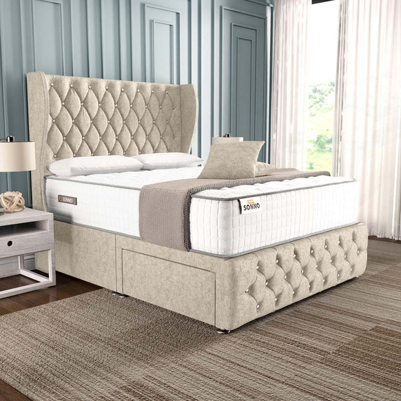 Monaco Wingback Divan Bed