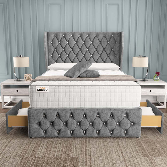 Monaco Wingback Divan Bed