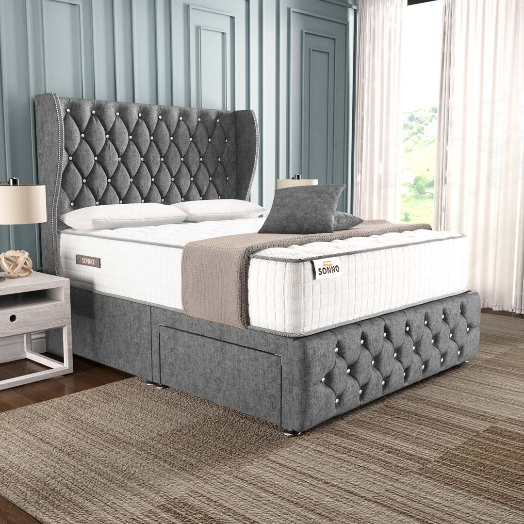 Monaco Wingback Divan Bed