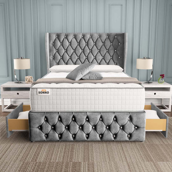 Monaco Wingback Divan Bed