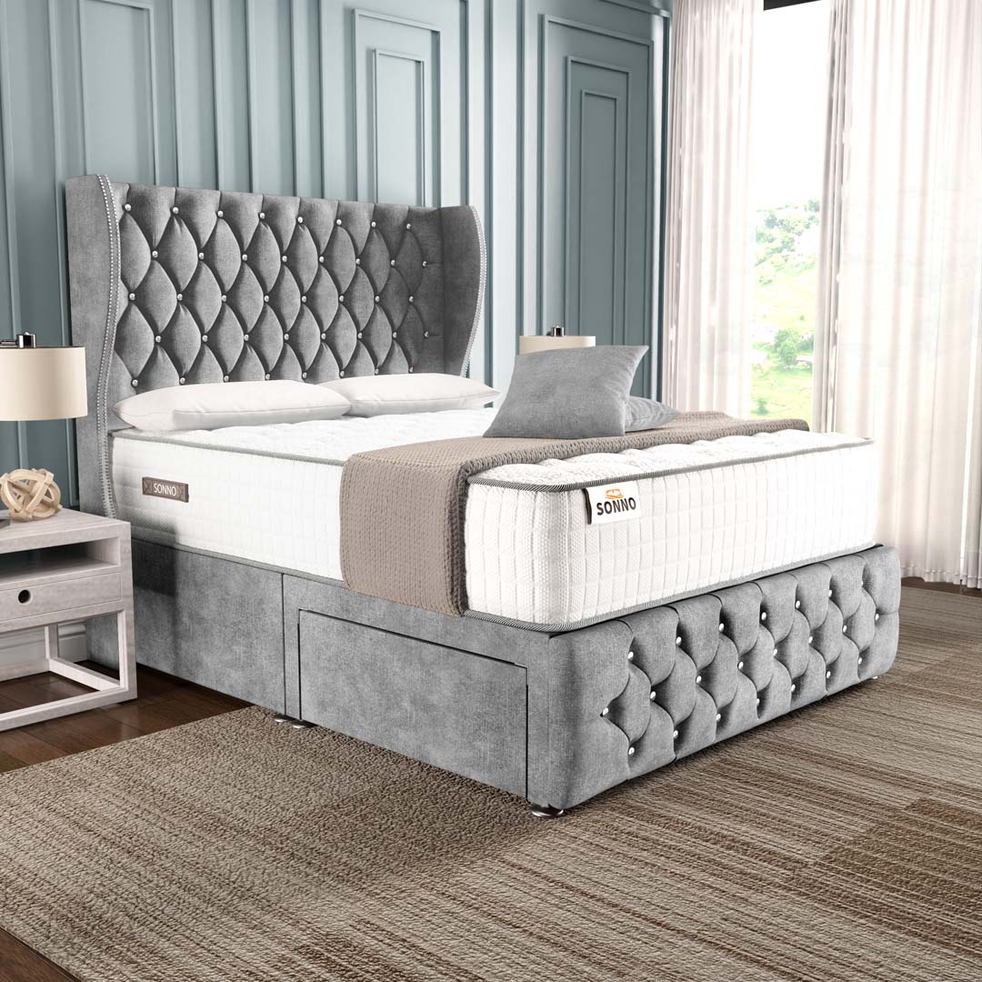 Monaco Wingback Divan Bed