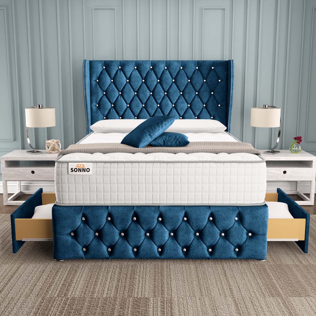 Monaco Wingback Divan Bed