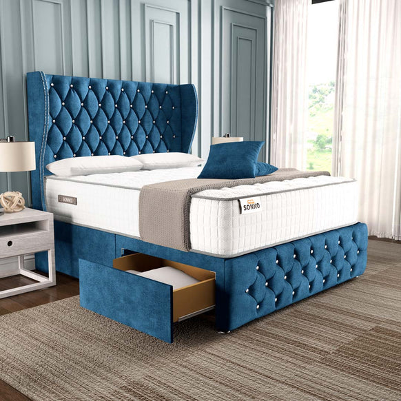 Monaco Wingback Divan Bed