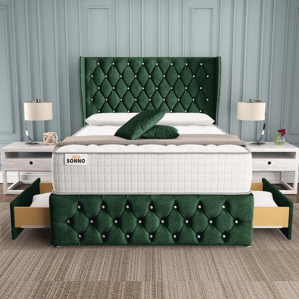 Monaco Wingback Divan Bed