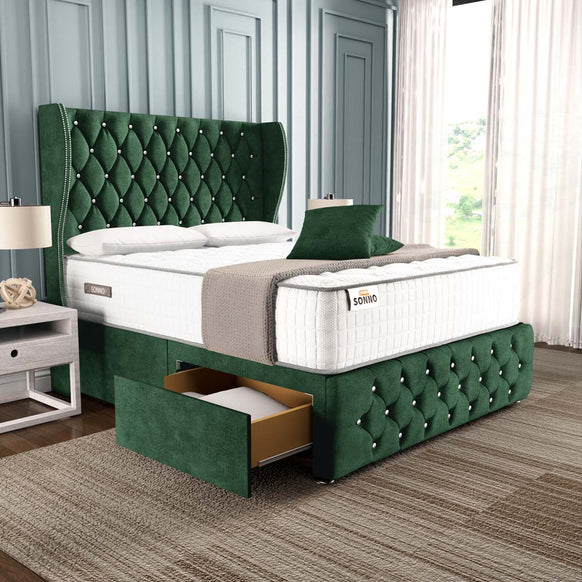 Monaco Wingback Divan Bed