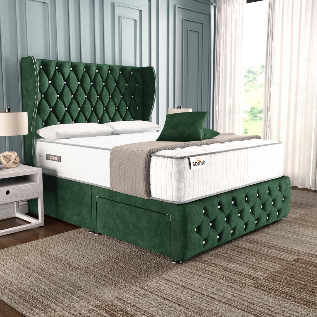 Monaco Wingback Divan Bed