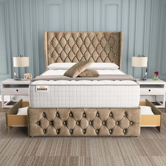 Monaco Wingback Divan Bed
