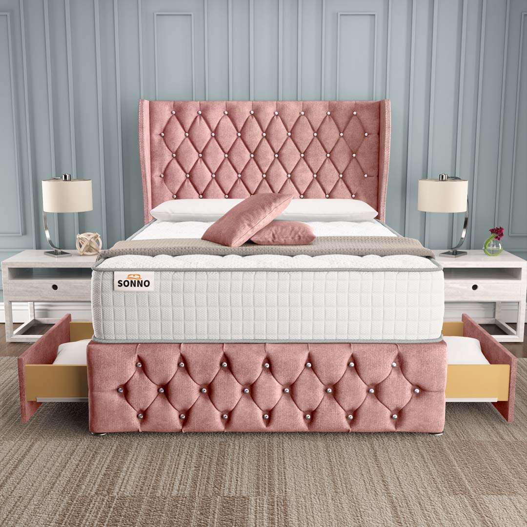 Monaco Wingback Divan Bed