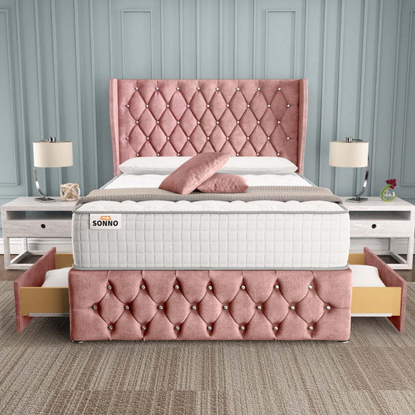 Monaco Wingback Divan Bed