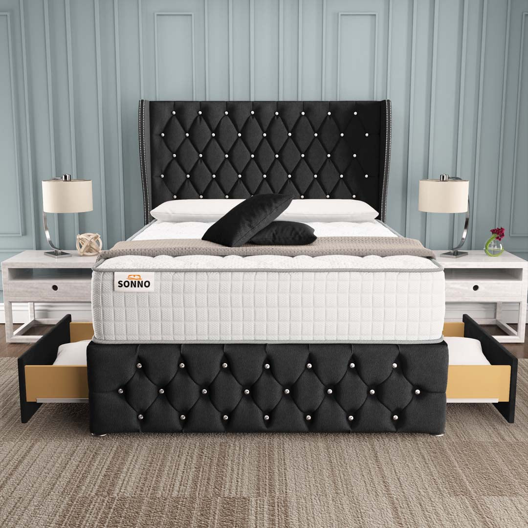 Monaco Wingback Divan Bed