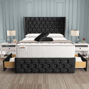 Monaco Wingback Divan Bed