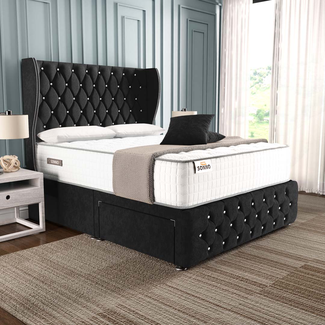 Monaco Wingback Divan Bed