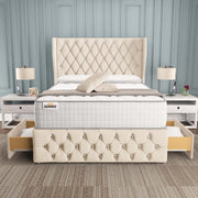 Monaco Wingback Divan Bed