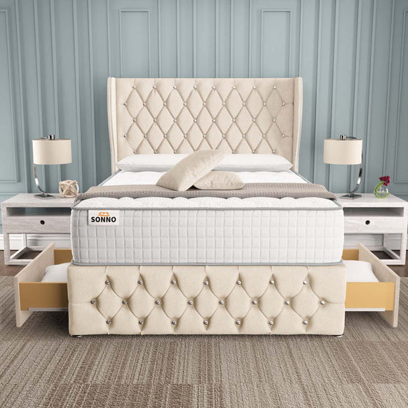 Monaco Wingback Divan Bed