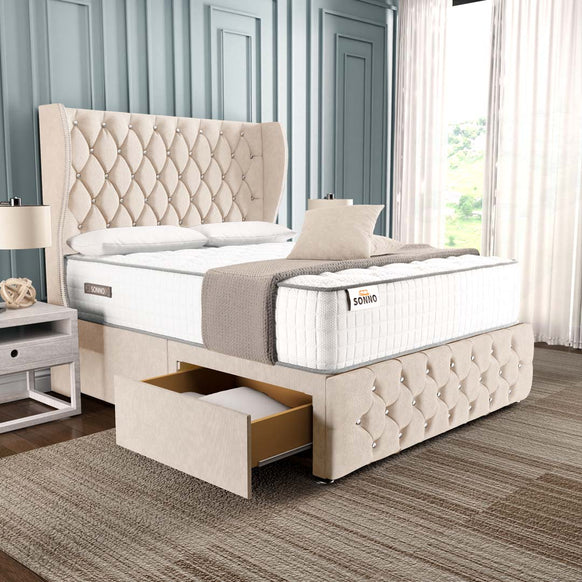 Monaco Wingback Divan Bed