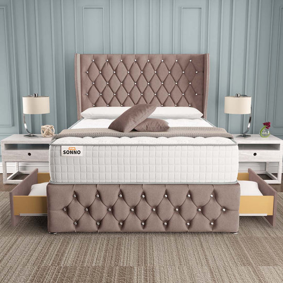 Monaco Wingback Divan Bed
