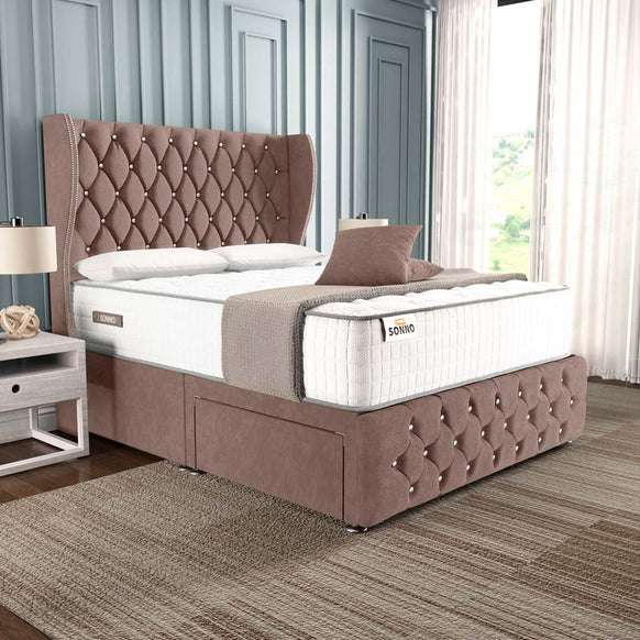 Monaco Wingback Divan Bed